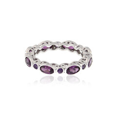 Anillo en plata con Rodolita