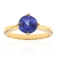 Anillo en oro con Tanzanita AAA (CIRARI)