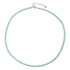 Collar en plata con Apatita azul