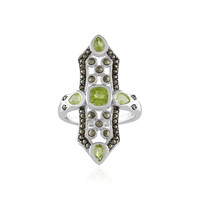 Anillo en plata con Peridoto
