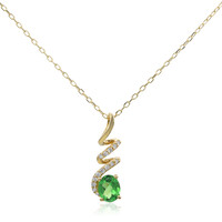 Collar en oro con Tsavorita Kenia (CIRARI)