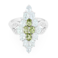 Anillo en plata con Turmalina
