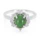 Anillo en plata con Crisoprasa imperial