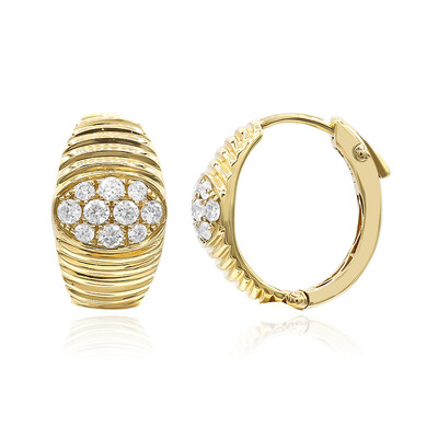 Pendientes en oro con Diamante SI2 (H) (CIRARI)