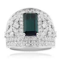 Anillo en oro con Indicolita (CIRARI)