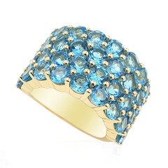 Anillo en plata con Topacio de Marambaia