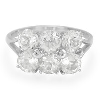 Anillo en plata con Goshenita