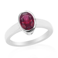 Anillo en plata con Rodolita