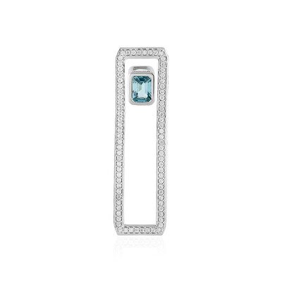 Colgante en plata con Zircón de Ratanak Kirí (MONOSONO COLLECTION)