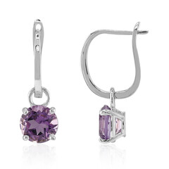 Pendientes en plata con Amatista