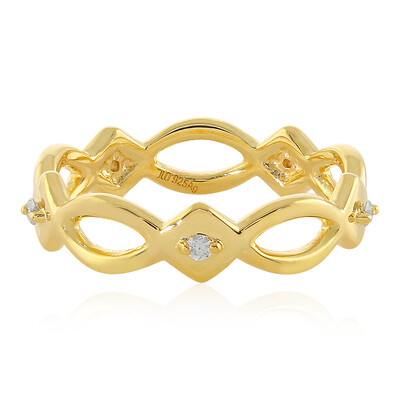 Anillo en plata con Diamante I2 (H)