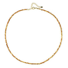 Collar en plata con Turmalina amarilla