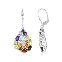 Pendientes en plata con Amatista