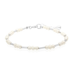 Brazalete en plata con Perla Freshwater