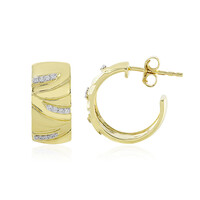 Pendientes en oro con Diamante limpio a lupa F (LUCENT DIAMONDS)