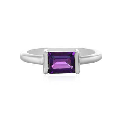 Anillo en plata con Amatista de Siberia