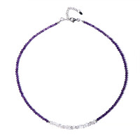Collar en plata con Amatista