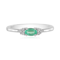 Anillo en plata con Esmeralda de Colombia