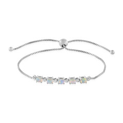 Brazalete en plata con Ópalo de Welo