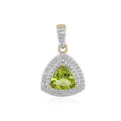 Colgante en oro con Peridoto