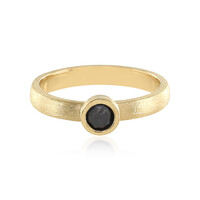 Anillo en plata con Diamante negro