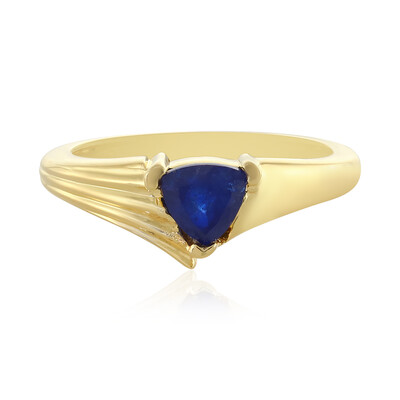 Anillo en plata con Zafiro azul de Madagascar (SAELOCANA)