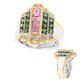Anillo en plata con Turmalina rosa (Gems en Vogue)