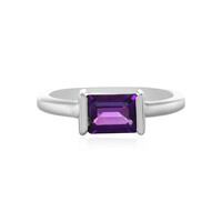 Anillo en plata con Amatista de Siberia