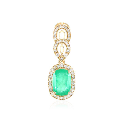 Colgante en oro con Esmeralda de Rusia (AMAYANI)