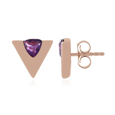 Pendientes en plata con Amatista