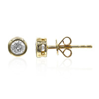 Pendientes en oro con Diamante I1 (H)  (CIRARI)