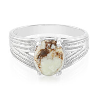 Anillo de hombre en plata con Magnesita