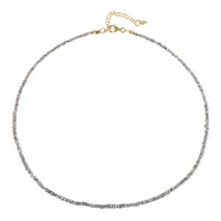 Collar en plata con Diamante plateado