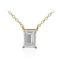 Collar en plata con Topacio blanco