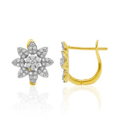 Pendientes en oro con Diamante IF (D)