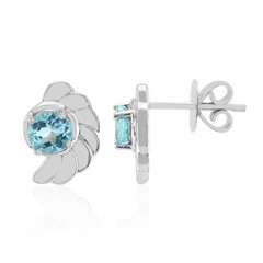 Pendientes en plata con Apatita azul (Pallanova)