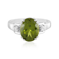 Anillo en plata con Peridoto