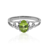 Anillo en plata con Peridoto