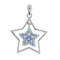 Colgante en plata con Tanzanita