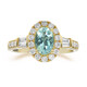 Anillo en oro con Turmalina Paraíba (CIRARI)