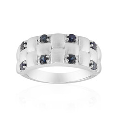 Anillo en plata con Zafiro azul (Remy Rotenier)