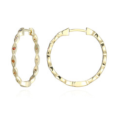 Pendientes en plata con Citrino (Adela Silber)