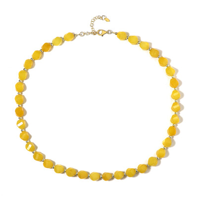 Collar en plata con Cuarzo amarillo