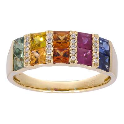 Anillo en oro con Zafiro (CIRARI)