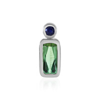 Colgante en plata con Turmalina verde Benedito (Adela Silber)