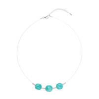 Collar en plata con Amazonita