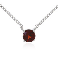 Collar en plata con Granate de Mozambique