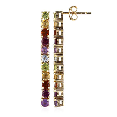 Pendientes en plata con Peridoto de Birmania