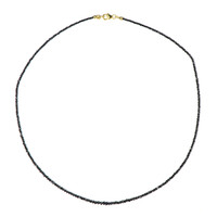 Collar en oro con Diamante negro