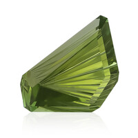 Piedra preciosa con Turmalina verde de Golconda